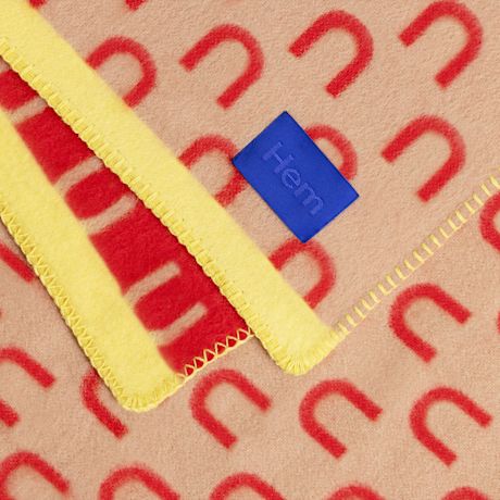 Arch Throw, Red / Beige / Yellow