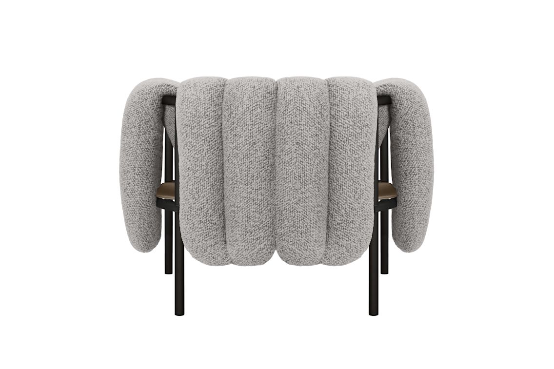 Puffy Lounge Chair, Pebble / Black Grey (UK), Art. no. 20699 (image 4)