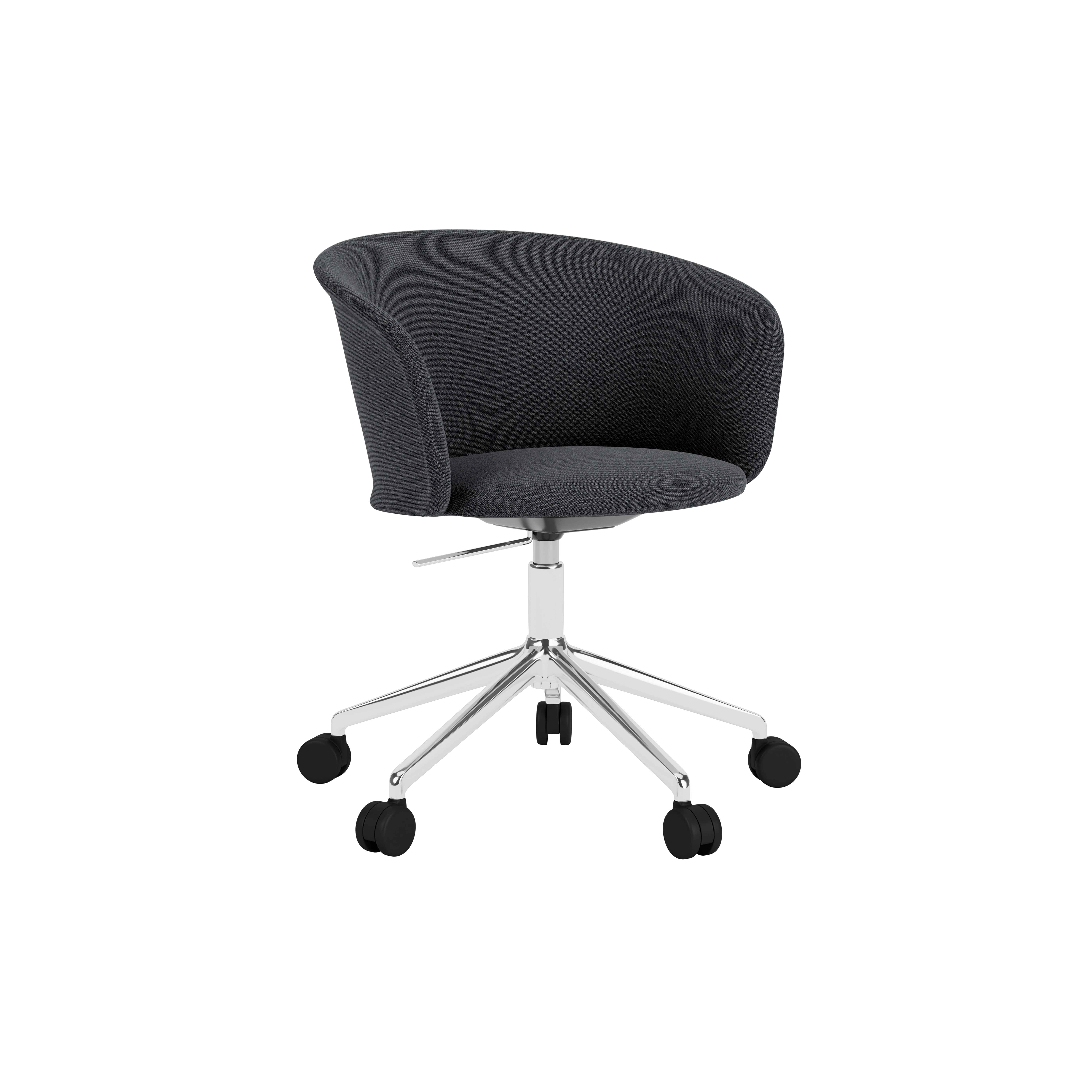 Kendo Swivel Chair 5-star Castors, Cura 60019/Polished, Art. no. 31976 (image 1)
