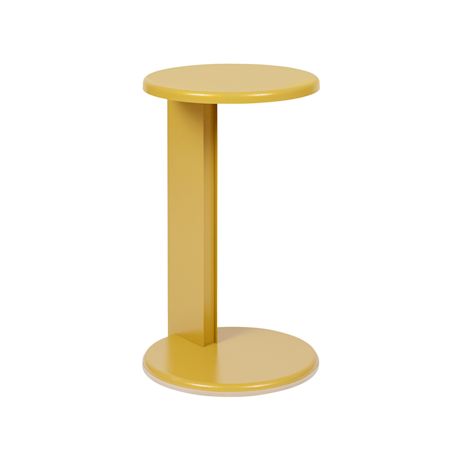 Lolly Side Table, Ochre Yellow Gloss