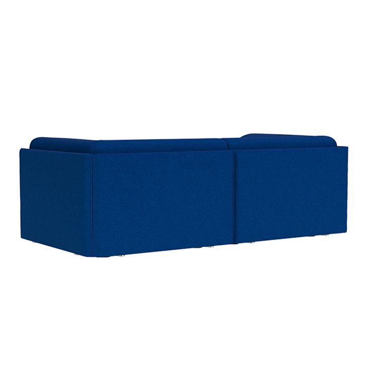Palo Block 2-seater Sofa Low Back with Armrests, Sera Cobalt, Art. no. 94699 (image 4)