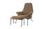 Hai Lounge Chair + Ottoman, Sawdust (UK), Art. no. 20502 (image 1)