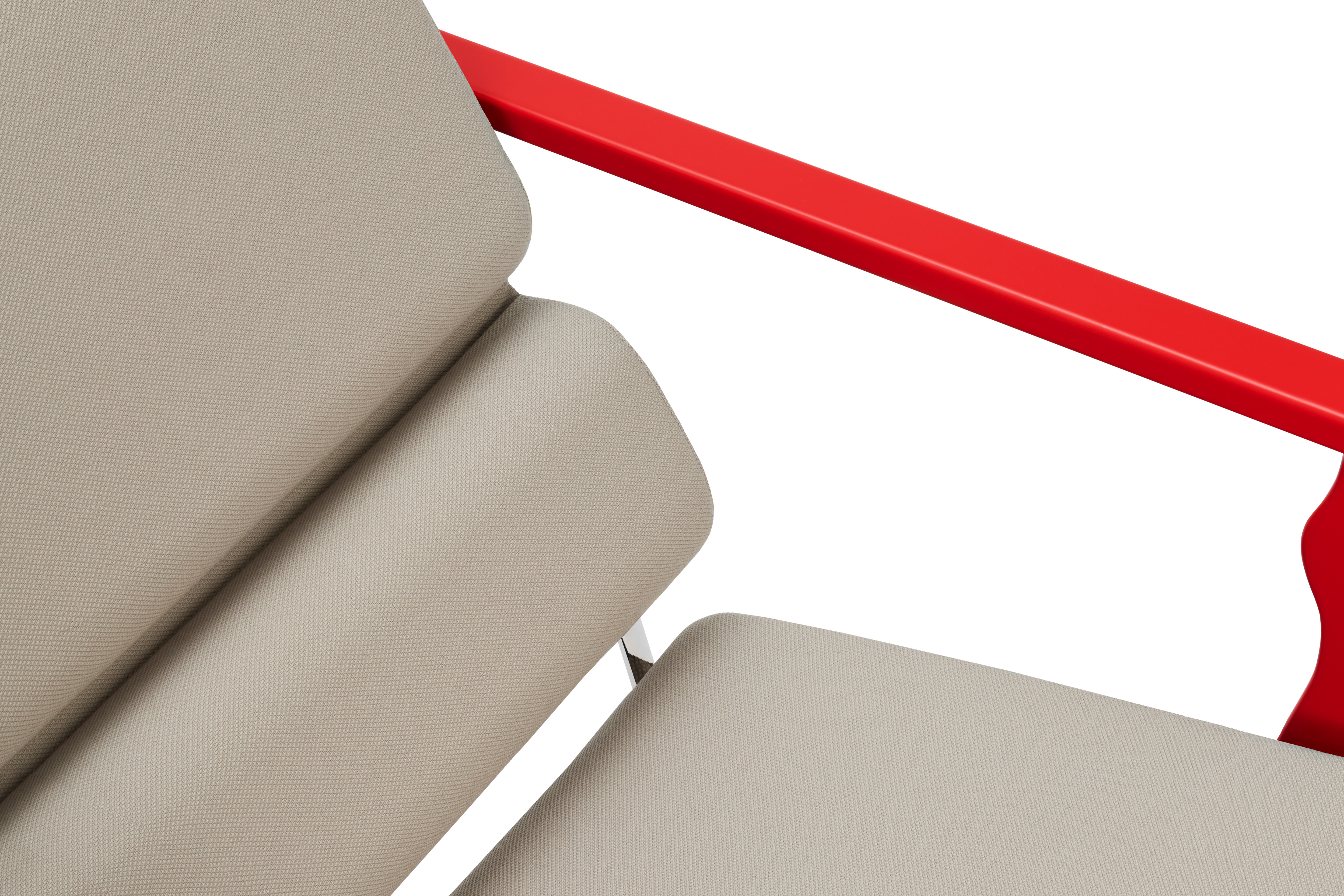 Experiment Lounge Chair, 503 / Red / Light Beige, Art. no. 30949 (image 5)