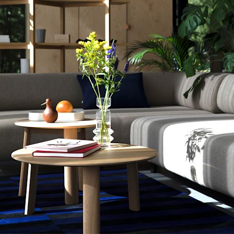 Alle Coffee Coffee Table Large, Natural Oak