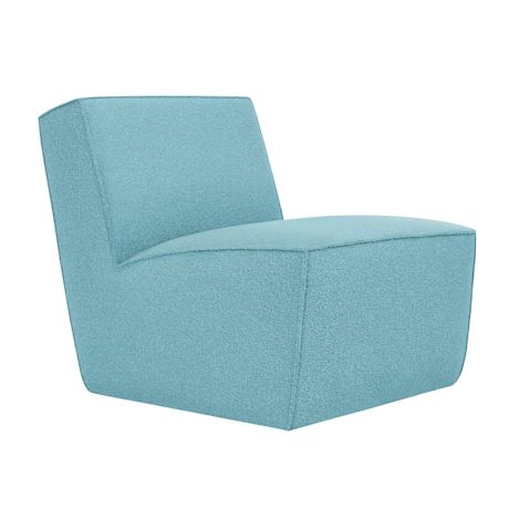 Hunk Lounge Chair, Icicle