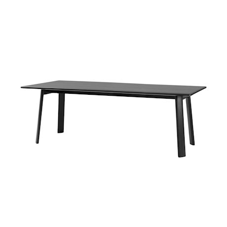 Alle Table Table 220 cm / 86.6 in, Black Oak