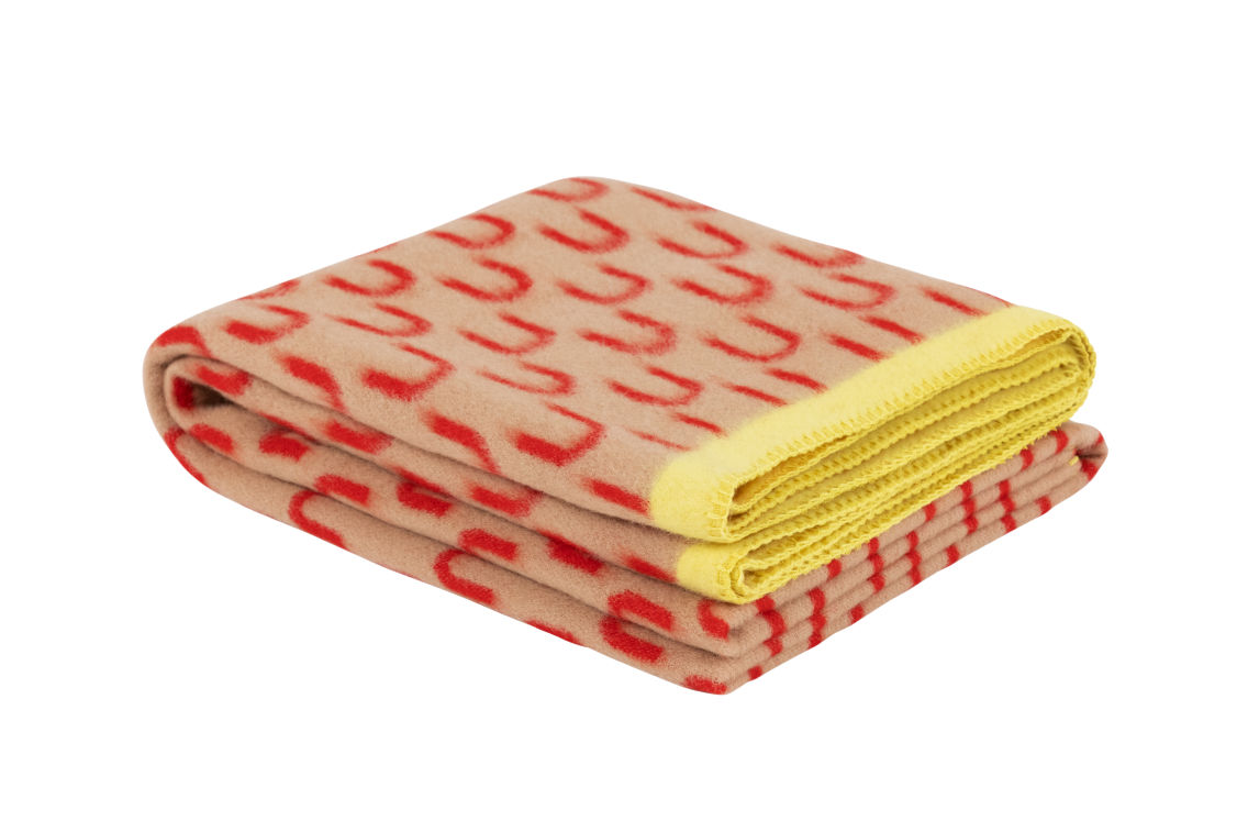 Arch Throw, Red / Beige / Yellow, Art. no. 30571 (image 1)