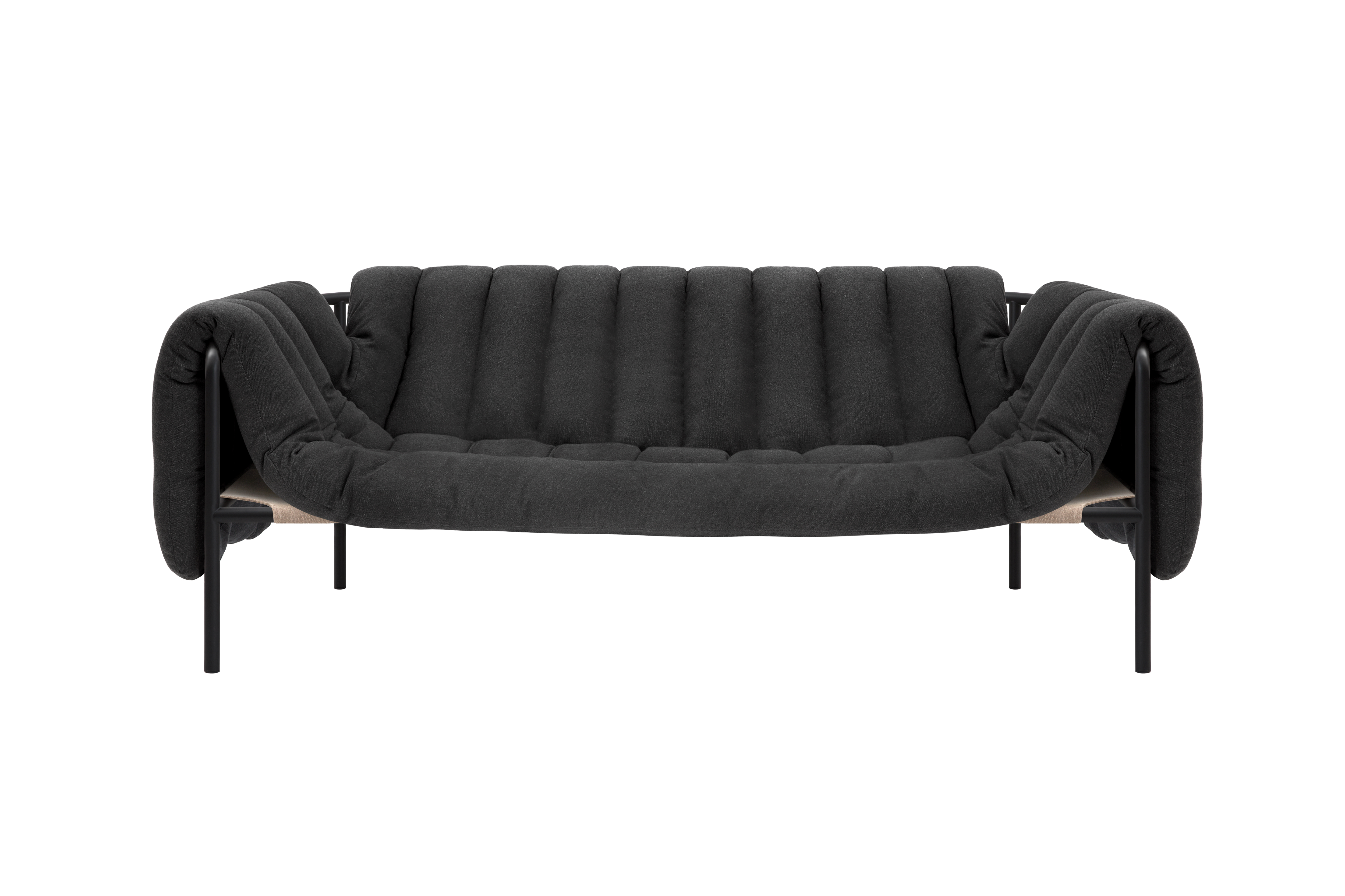 Puffy 2.5-seater Sofa, Anthracite / Black Grey, Art. no. 20718 (image 2)