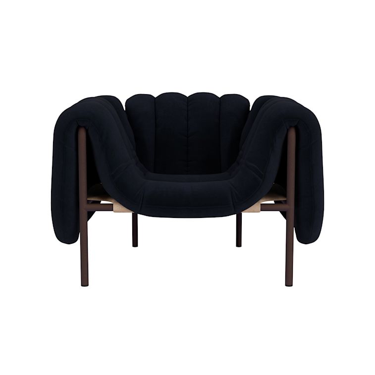 Puffy Lounge Chair, Velluto Coex VL30 / Chocolate (UK), Art. no. 31849 (image 2)