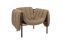 Puffy Lounge Chair, Sawdust / Chocolate Brown, Art. no. 20468 (image 1)