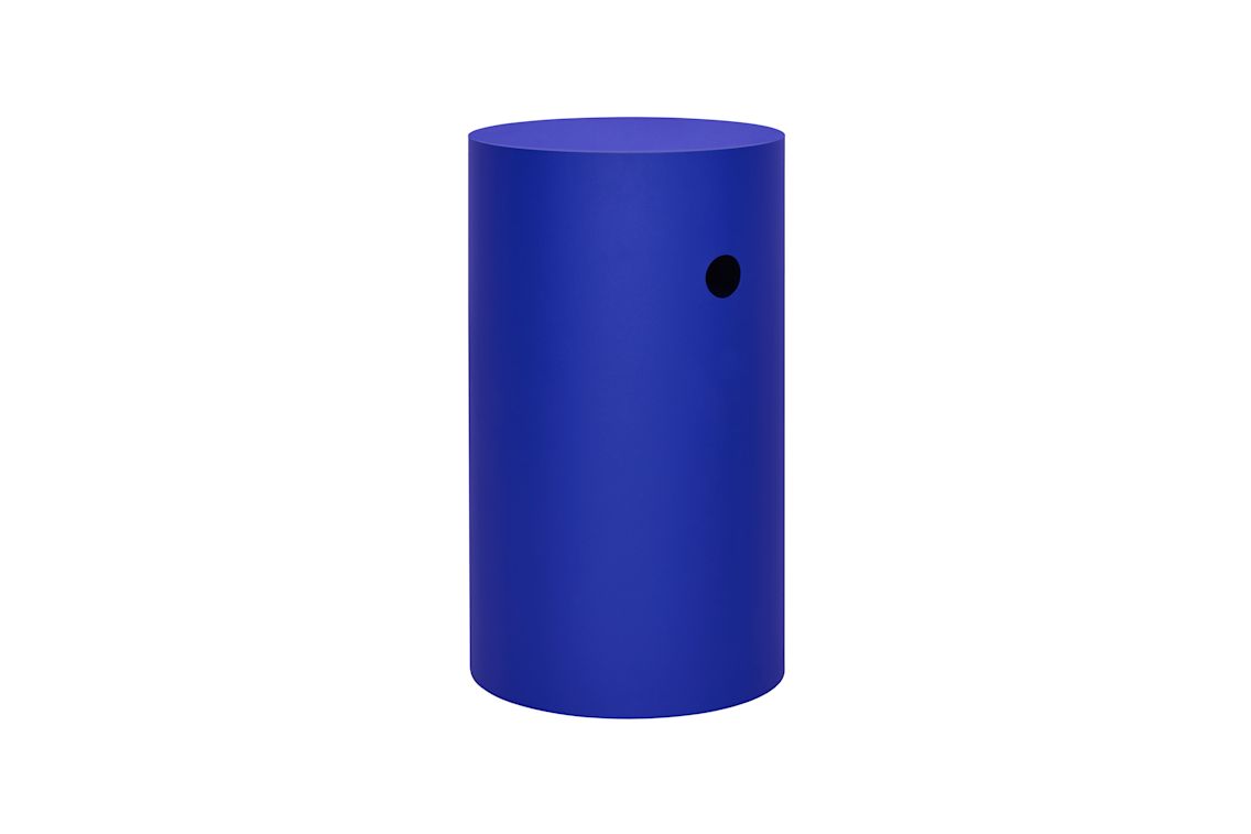 Hide Pedestal, Ultramarine Blue Textured, Art. no. 30753 (image 2)