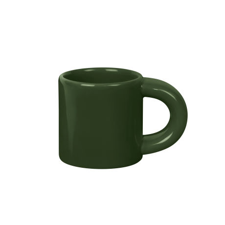Bronto Espresso Cup (Set of 4), Green
