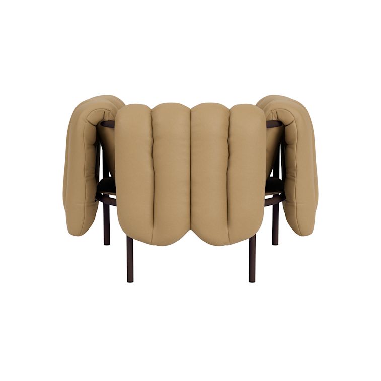 Puffy Lounge Chair, Elmosoft Leather 03009 / Chocolate Brown (UK), Art. no. 90098 (image 3)
