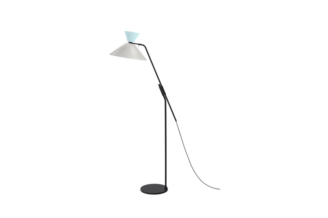 Alphabeta Floor Lamp, Soft Blue / Silk Grey, Art. no. 20444 (image 1)