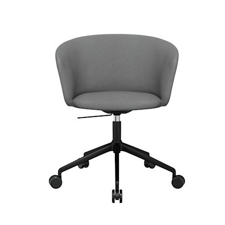 Kendo Swivel Chair 5-star Castors, Grey / Black (UK)