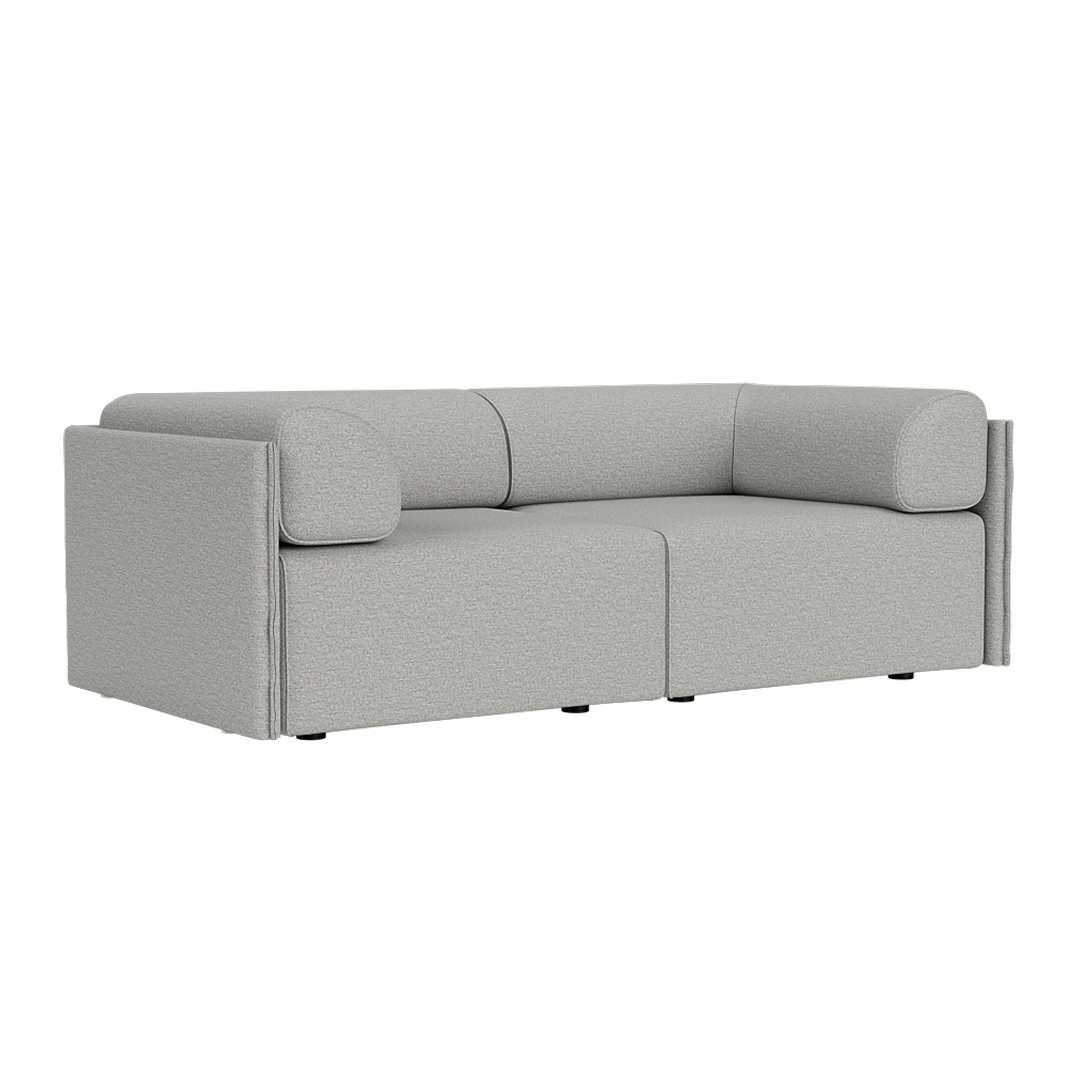 2-seater Sofa Low Back with Armrests