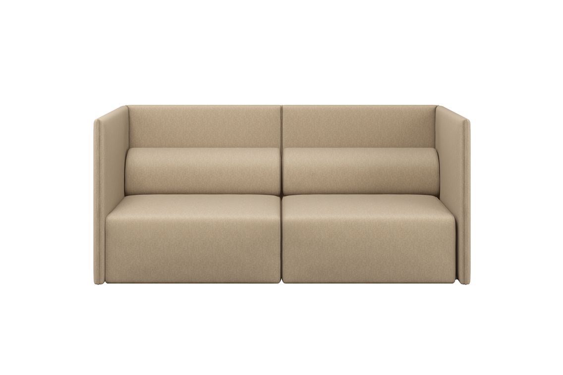 Palo Block 2-seater Sofa Medium Back, Beige, Art. no. 31398 (image 1)