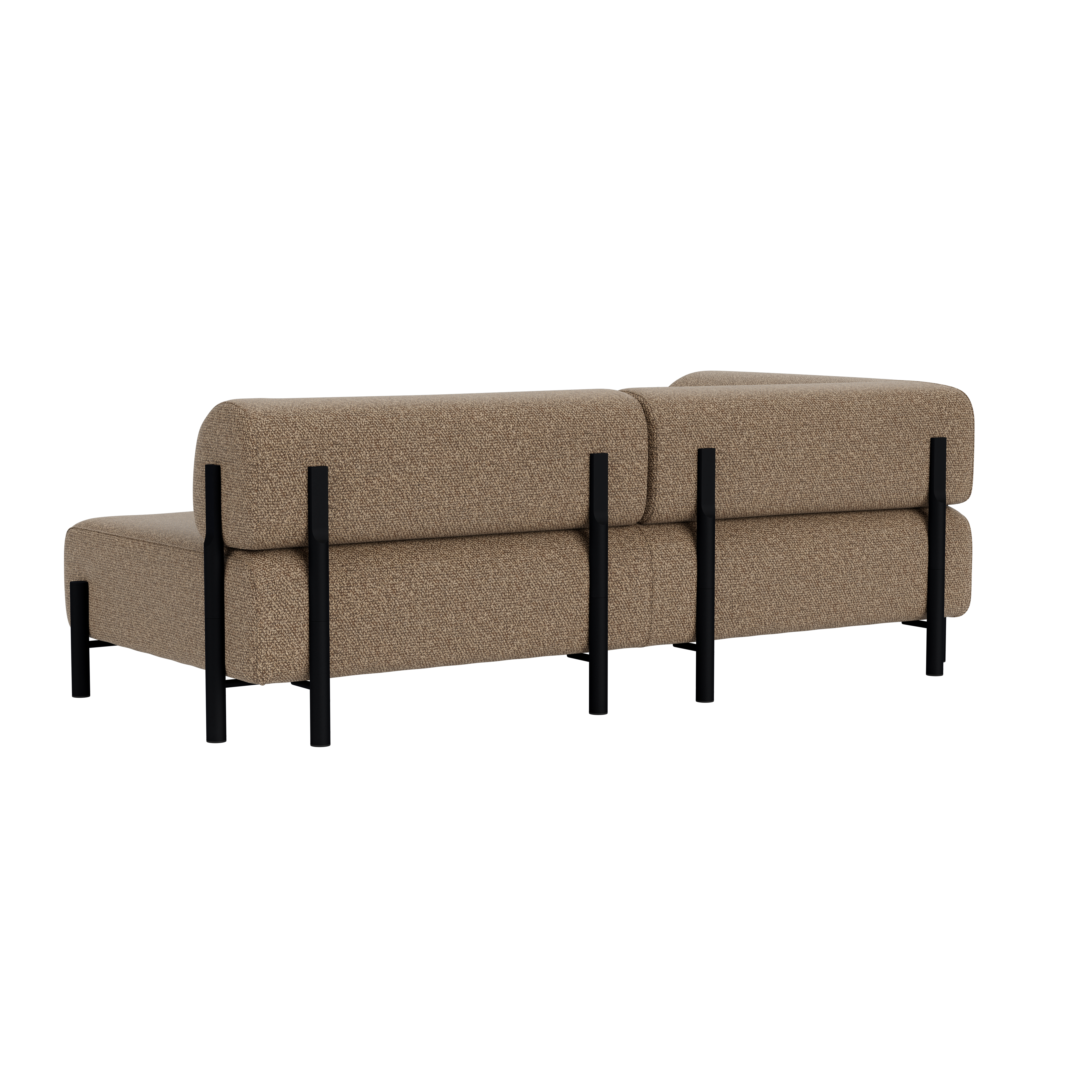 Palo 2-seater Sofa Chaise Left, Storr 3405/Black, Art. no. 90778 (image 3)