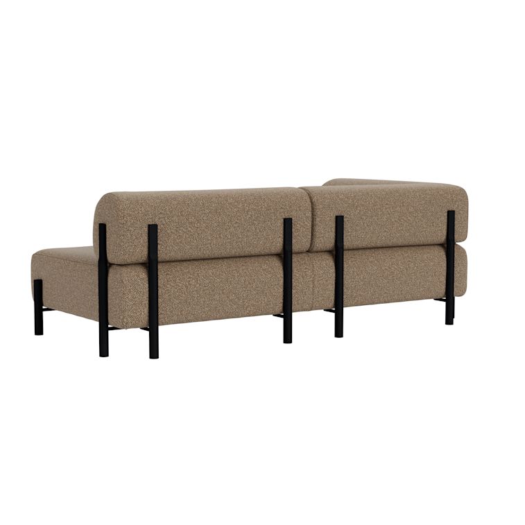Palo 2-seater Sofa Chaise Left, Storr 3405/Black, Art. no. 90778 (image 3)