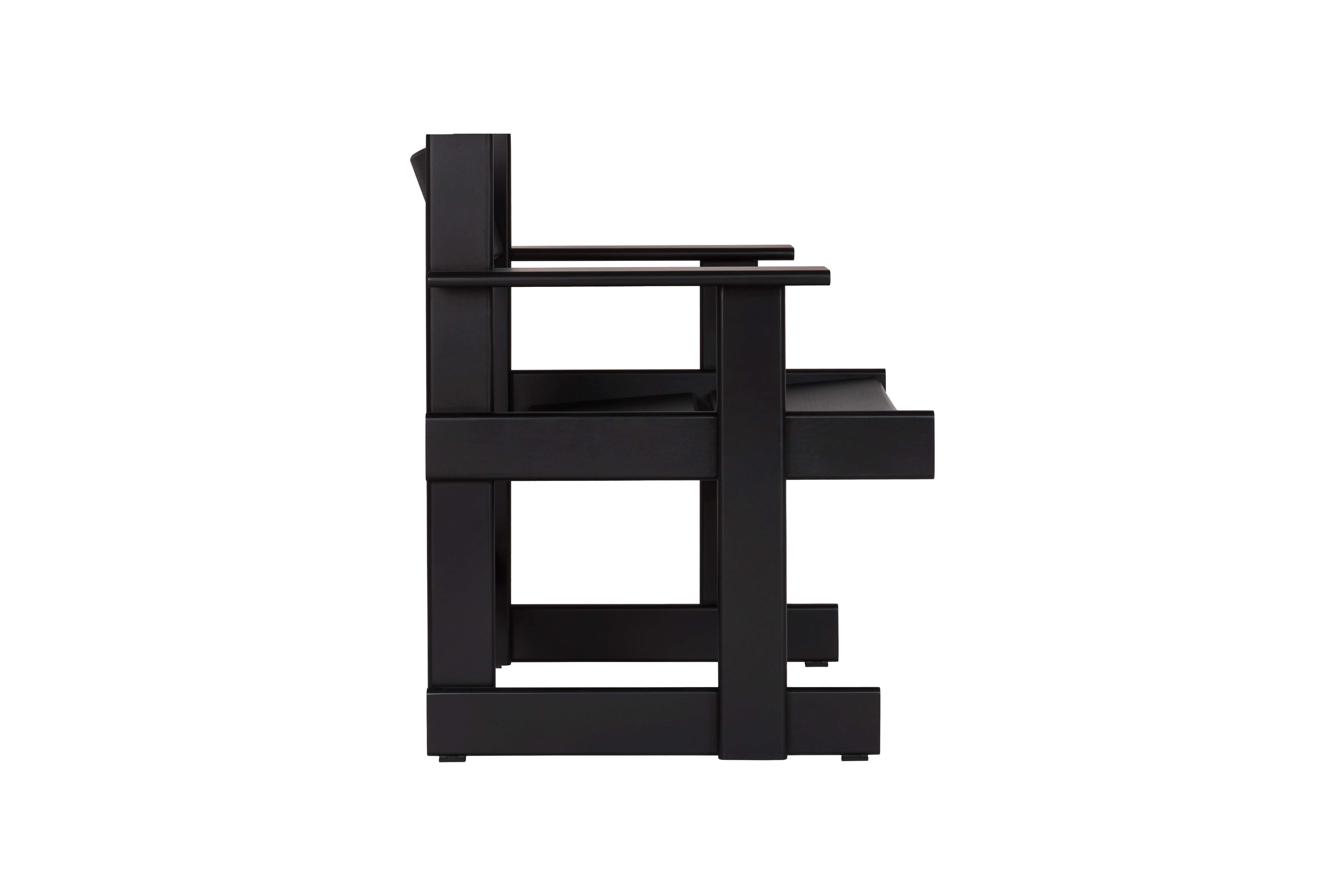 Bullnose Lounge Chair, Black, Art. no. 31305 (image 3)