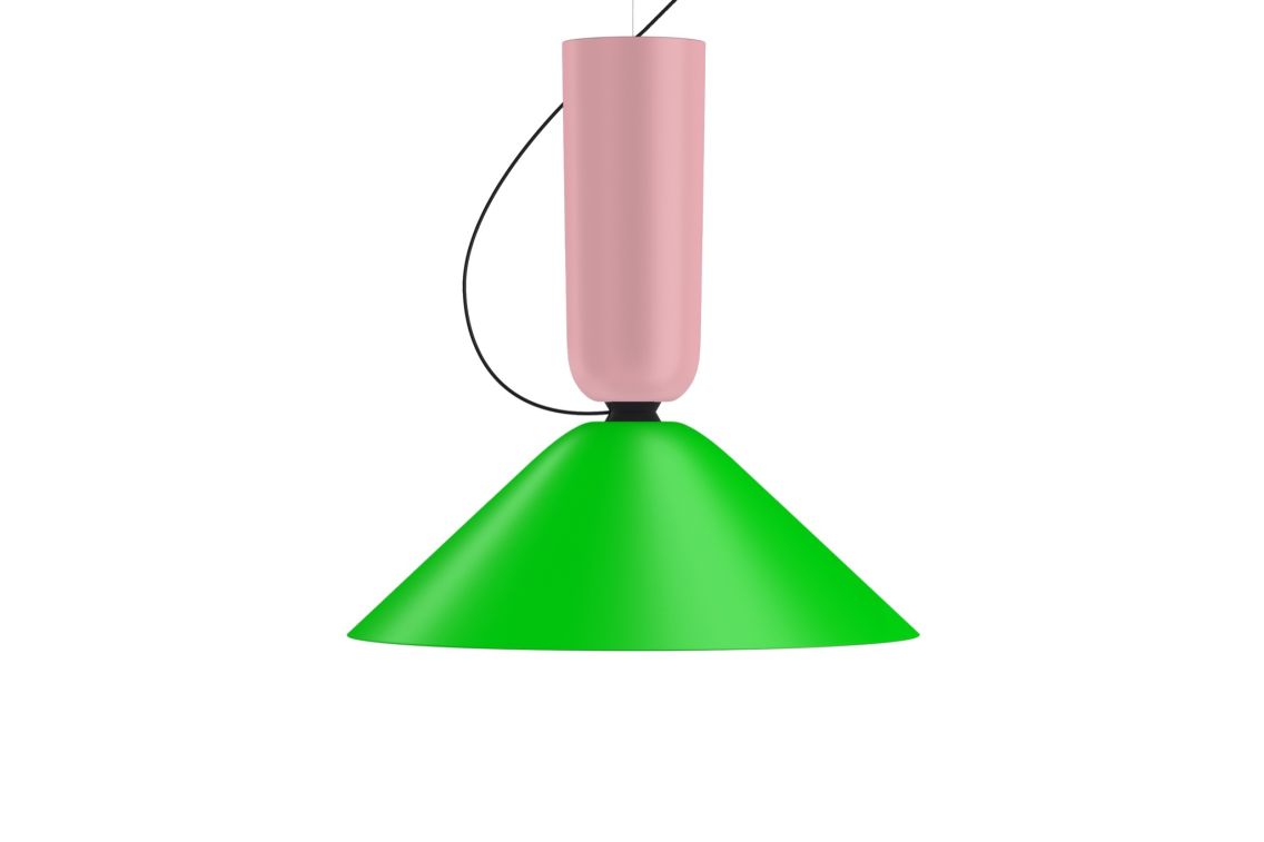 Alphabeta Pendant Uno, Pink / Green, Art. no. 20325 (image 1)