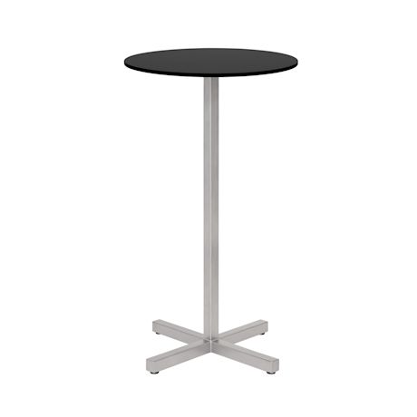 Chop Bar Table Round, Laminate / Stainless