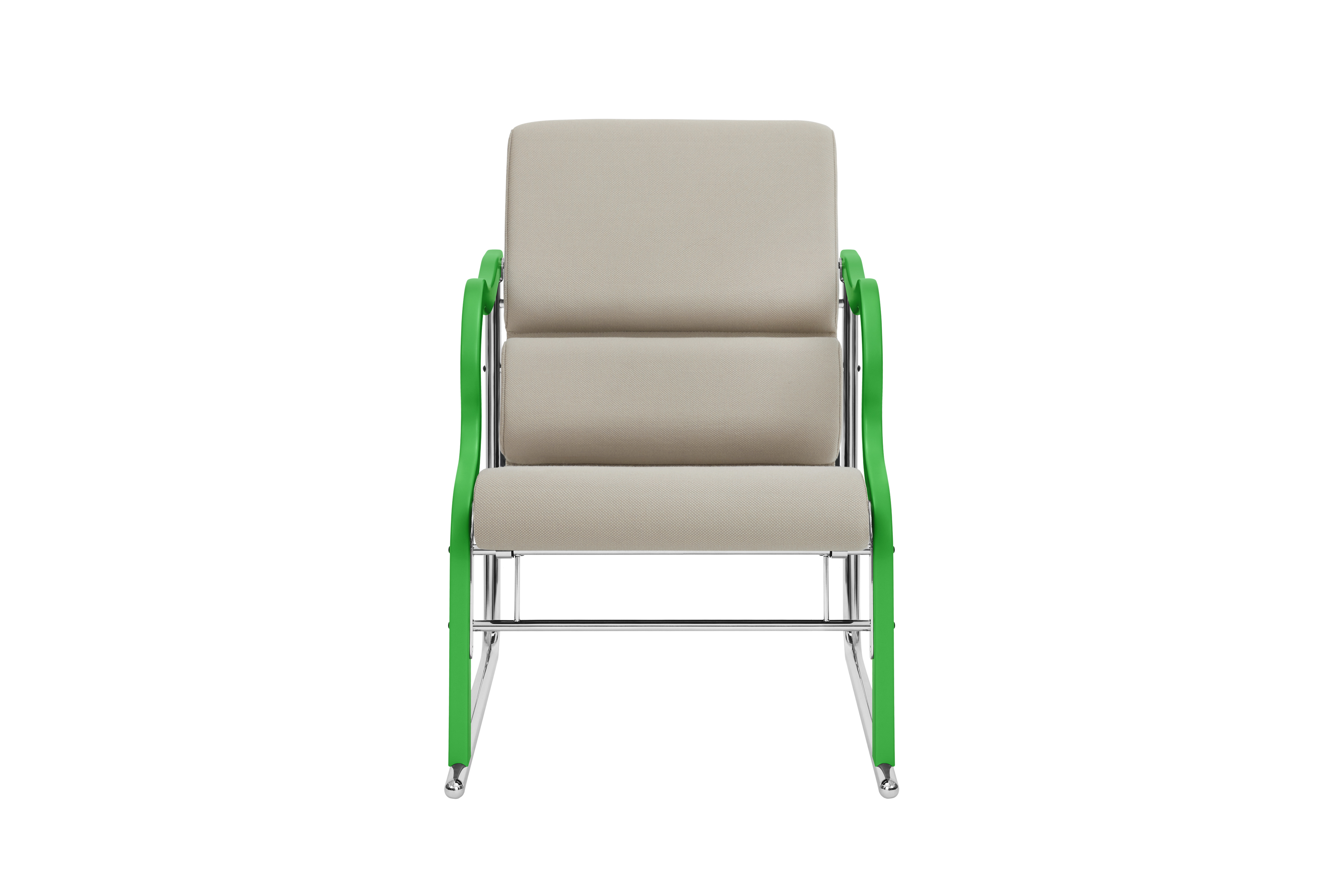 Experiment Lounge Chair, 501 / Green / Light Beige , Art. no. 30937 (image 2)