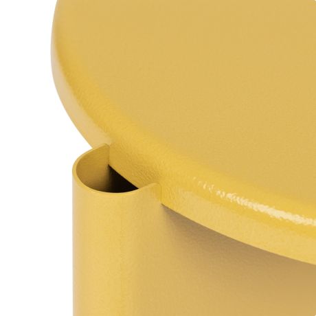 Lolly Side Table, Ochre Yellow