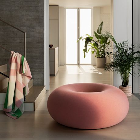 Boa Pouf, Cotton Candy