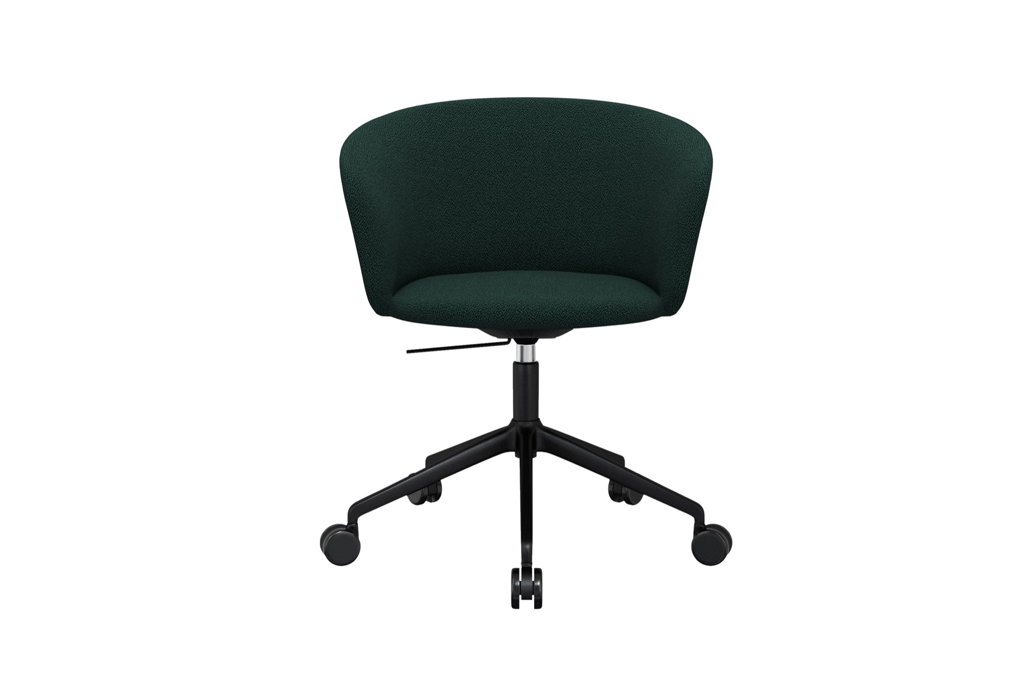 Kendo Swivel Chair 5-star Castors, Pine / Black (UK), Art. no. 20532 (image 2)