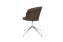 Kendo Swivel Chair 4-star Return, Rosewood / Polished (UK), Art. no. 20535 (image 3)