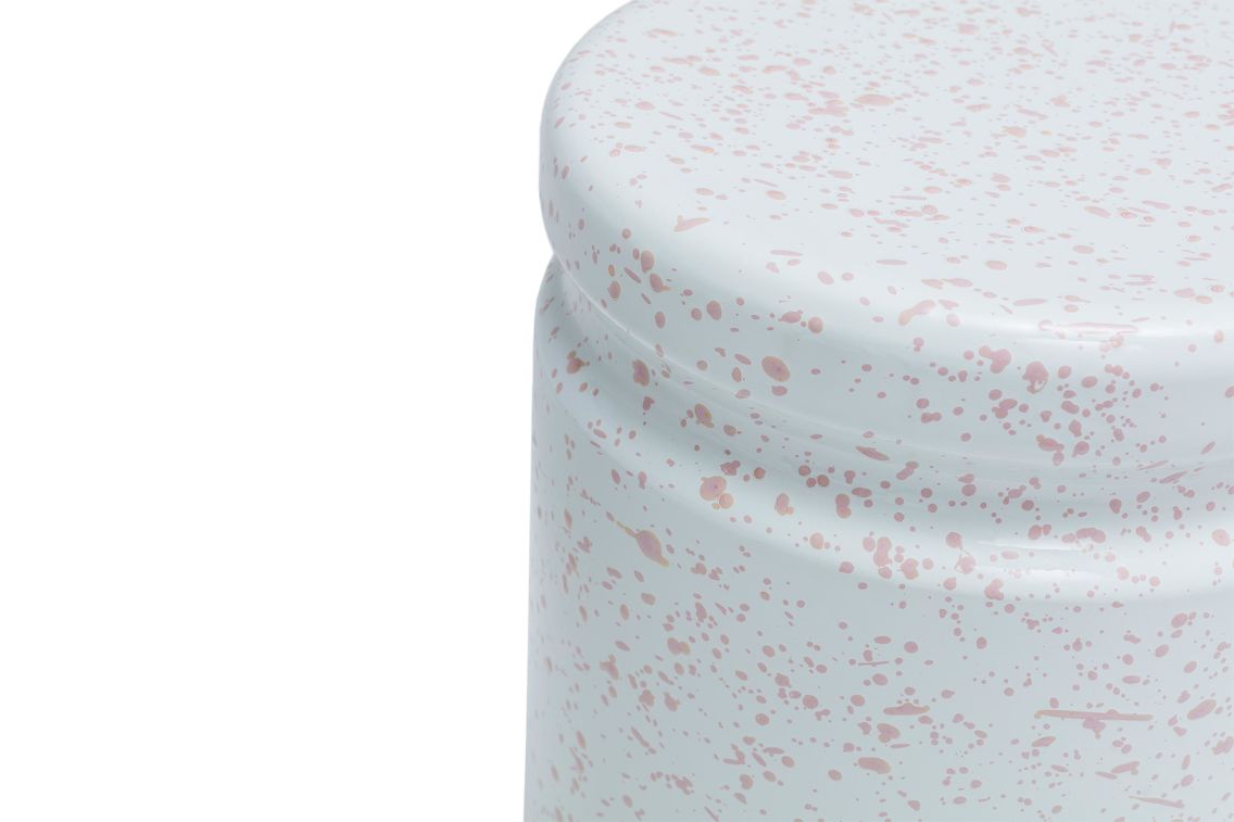 Last Stool, White / Pink Splatter, Art. no. 14146 (image 2)