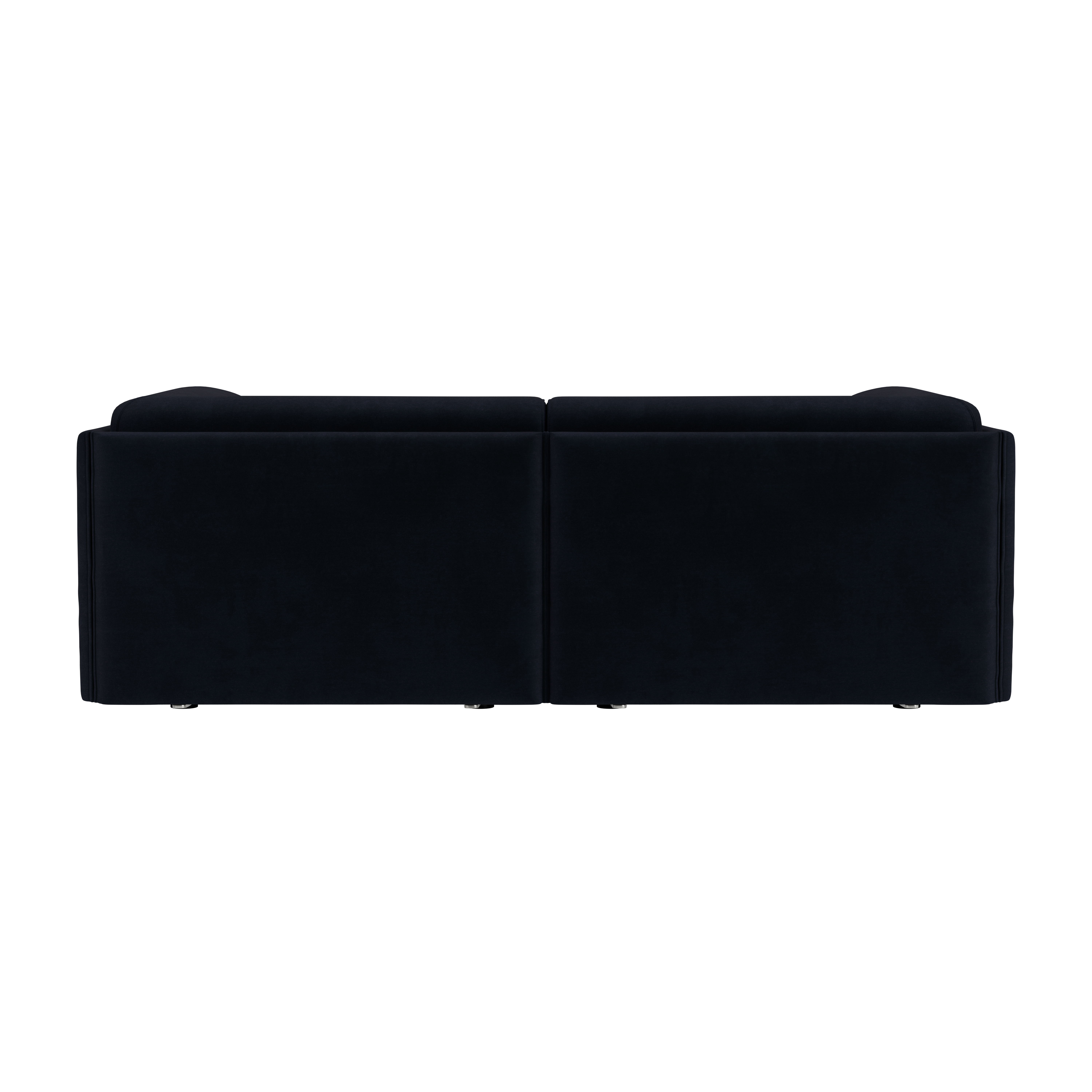 Palo Block 2-seater Sofa Low Back with Armrests, Velluto Coex VL30, Art. no. 31924 (image 5)