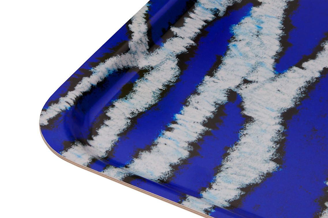 Monster Rectangular Tray Medium, Ultramarine Blue / White, Art. no. 31433 (image 2)