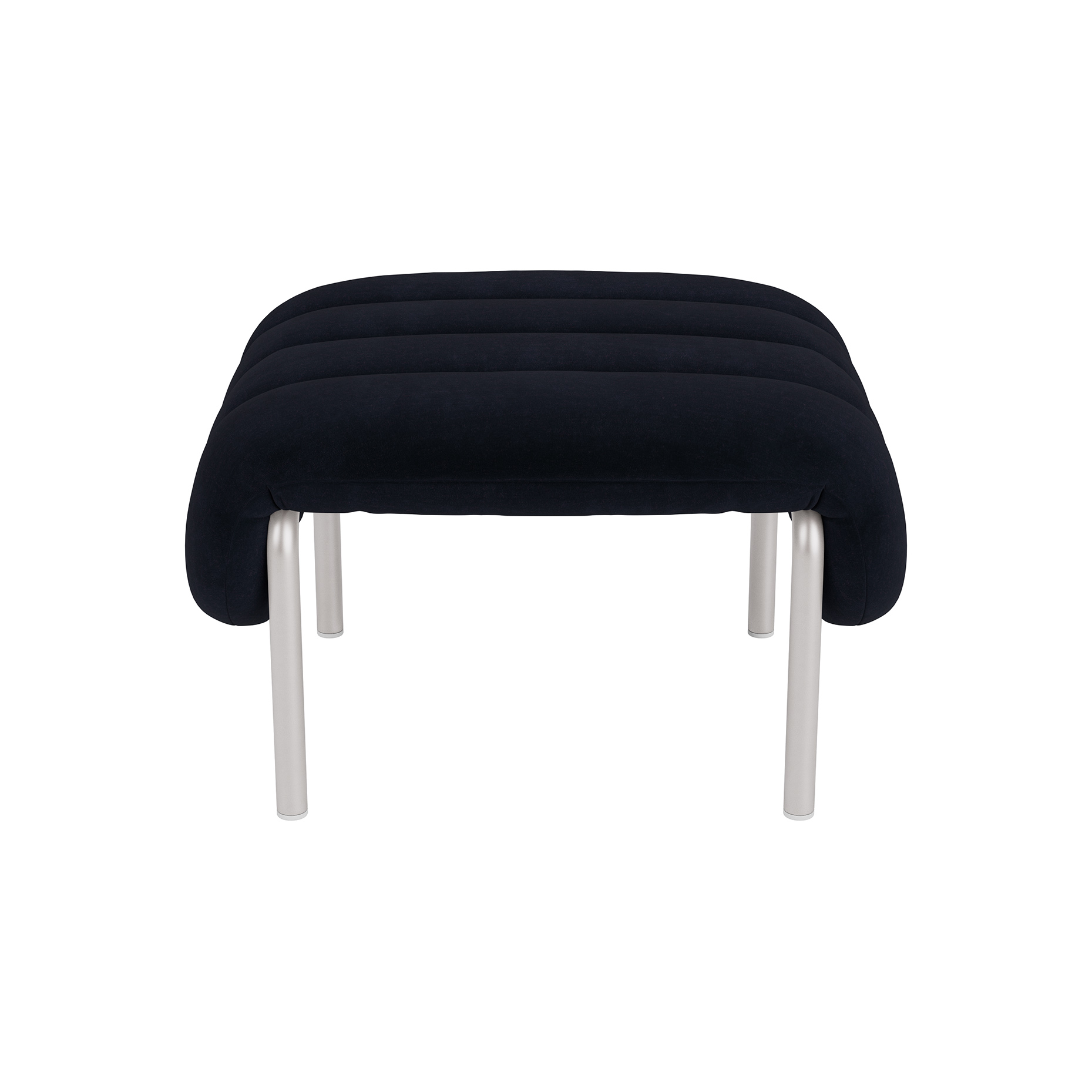 Puffy Ottoman, Velluto Coex VL30 / Stainless, Art. no. 31857 (image 3)