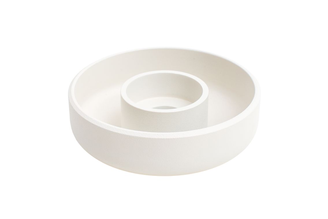 Punched Metal Candle Holder, Beige, Art. no. 13592 (image 1)