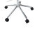Kendo Swivel Chair 5-star Castors, Black Leather / Polished, Art. no. 20249 (image 8)