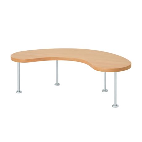 Worm Coffee Table Large, Beech/Steel