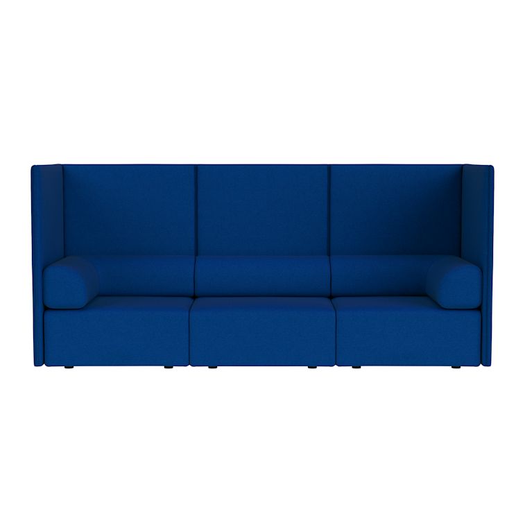 Palo Block 3-seater Sofa High Back with Armrests, Sera Cobalt, Art. no. 94947 (image 2)