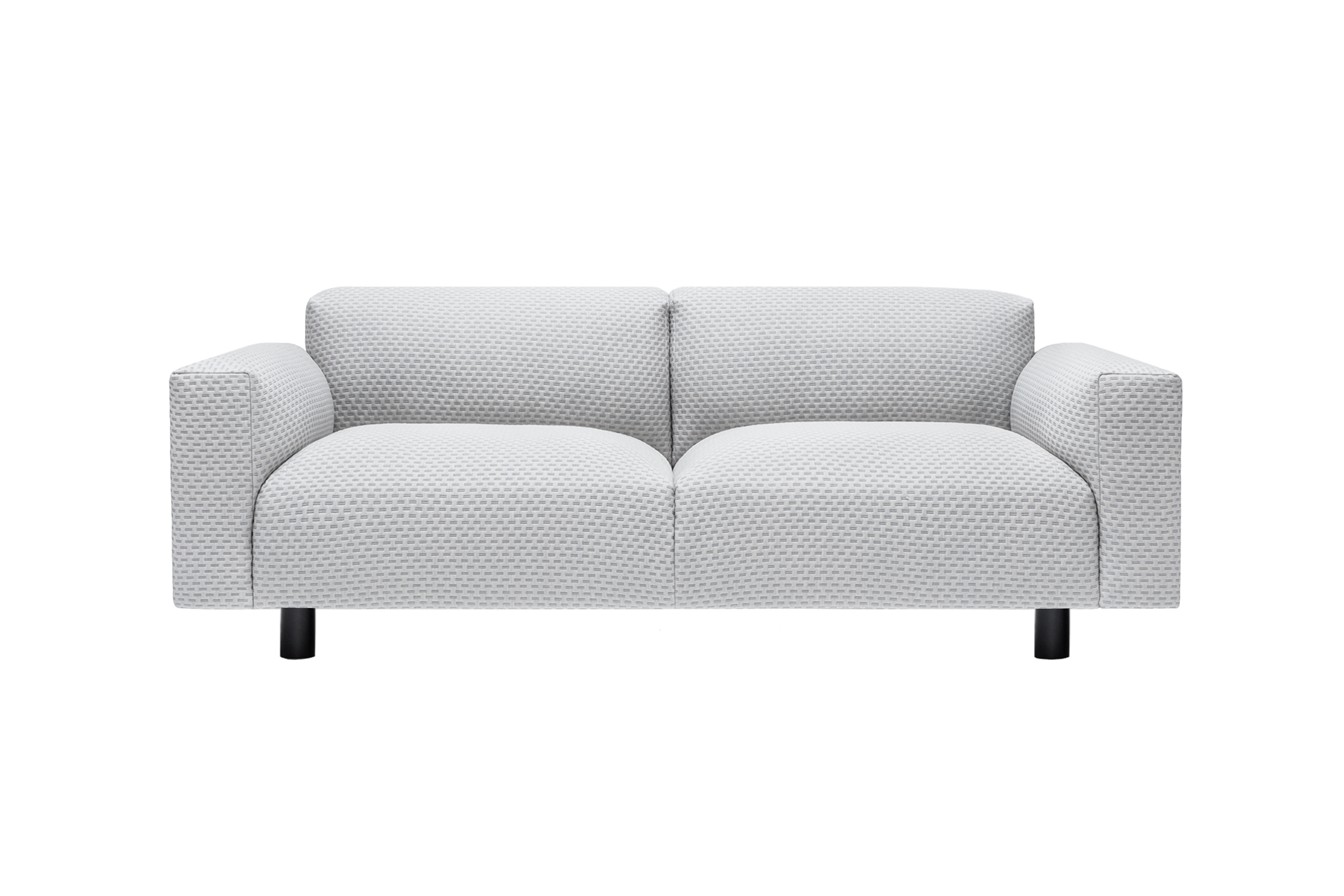 Black 3 and discount 2 seater sofas