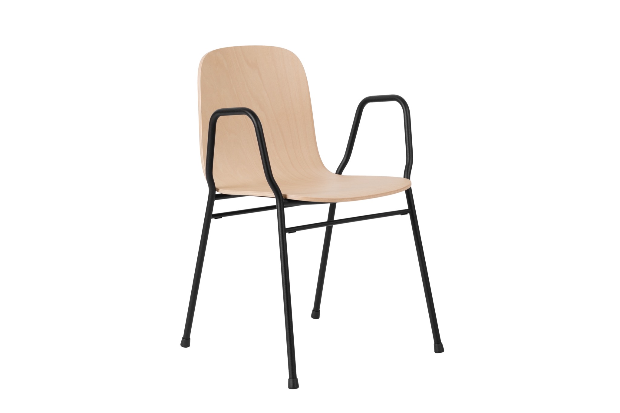 Touchwood Armchair, Beech / Black, Art. no. 20134 (image 1)