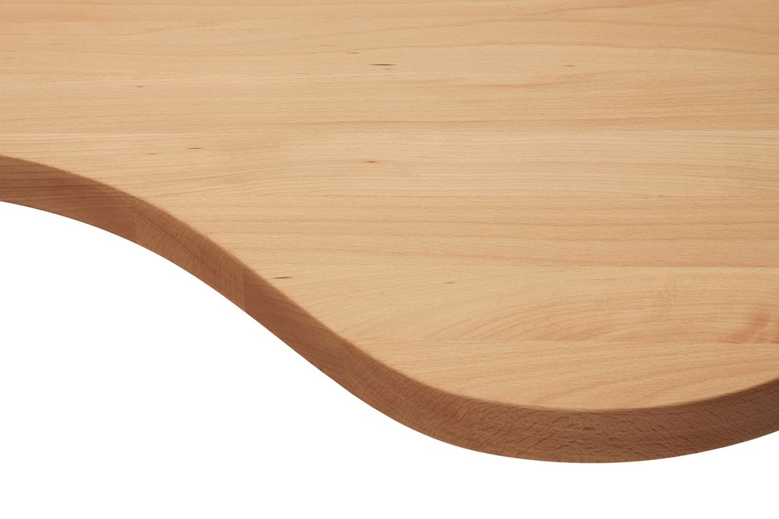 Worm Coffee Table Large, Beech/Brown, Art. no. 31373 (image 2)