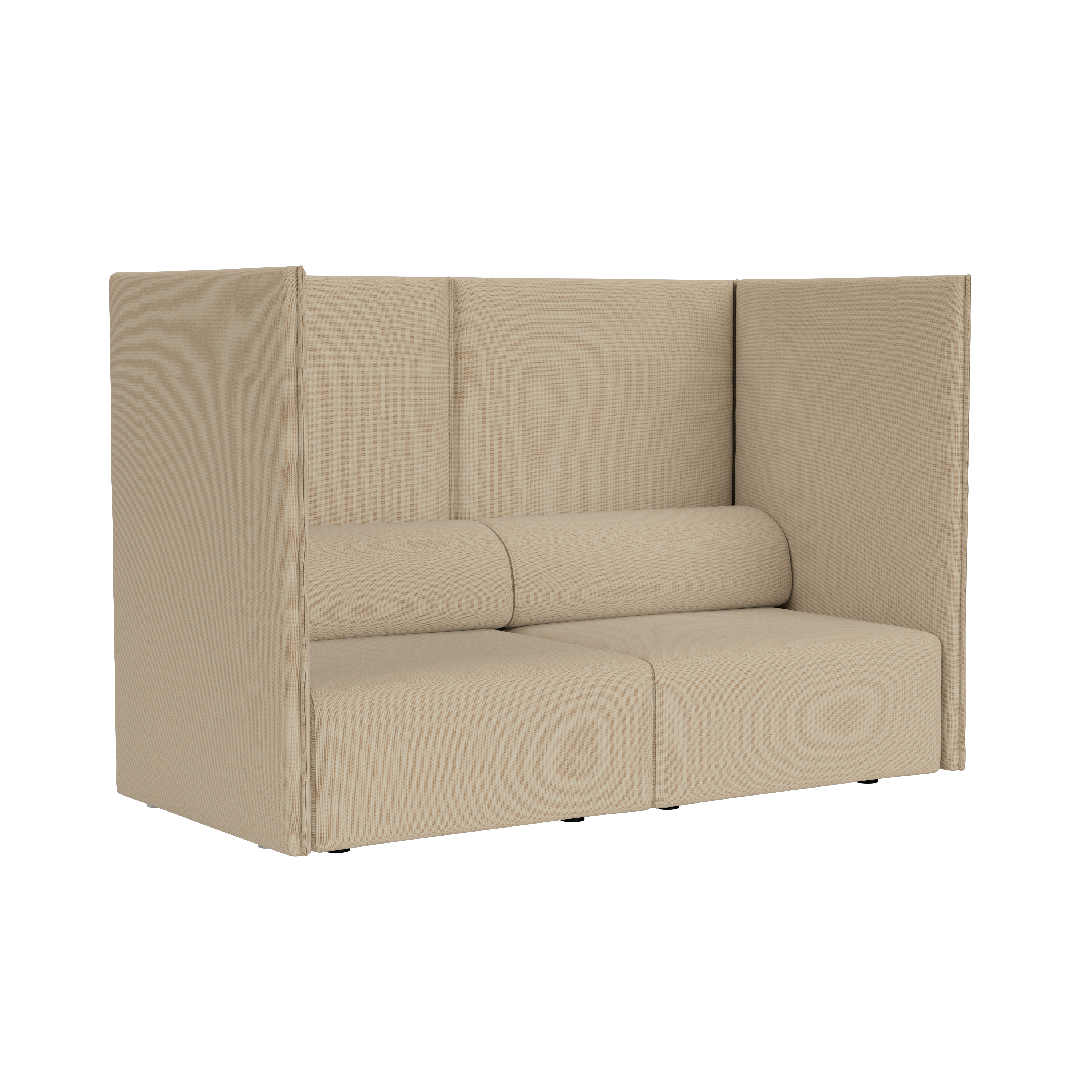 Palo Block 2-seater Sofa High Back, Autumn 221 (UK)