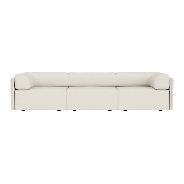 Palo Block 3-seater Sofa Low Back with Armrests, Amdal 110, Art. no. 95099 (image 2)