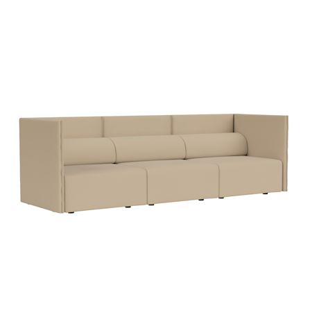 Palo Block 3-seater Sofa Medium Back, Autumn 221