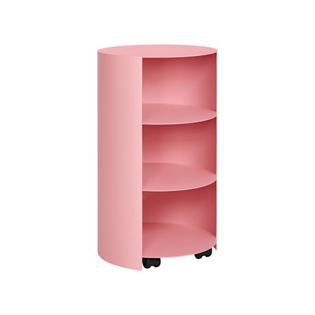 Hide Pedestal, Light Pink Textured