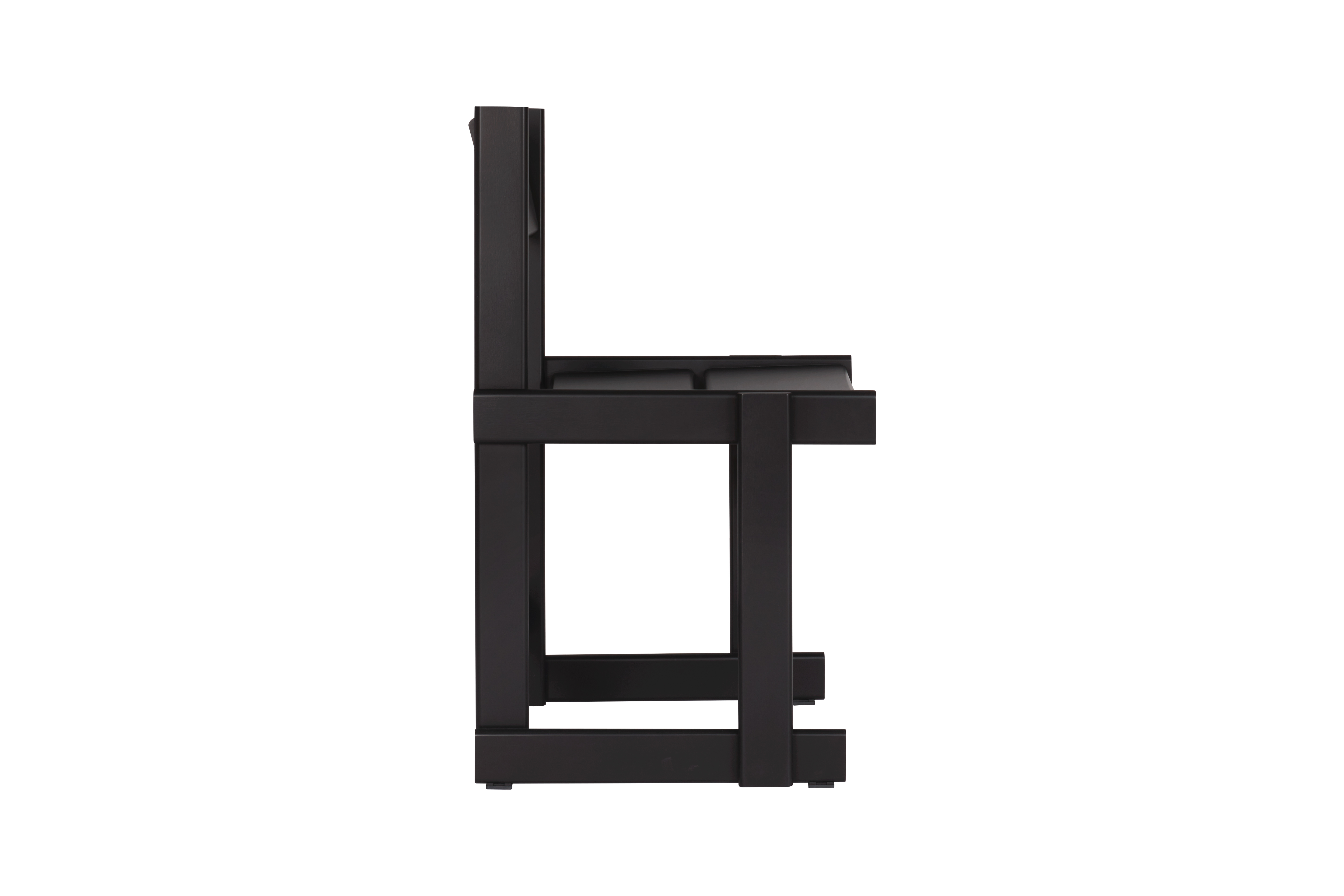 Bullnose Chair, Black, Art. no. 31303 (image 3)