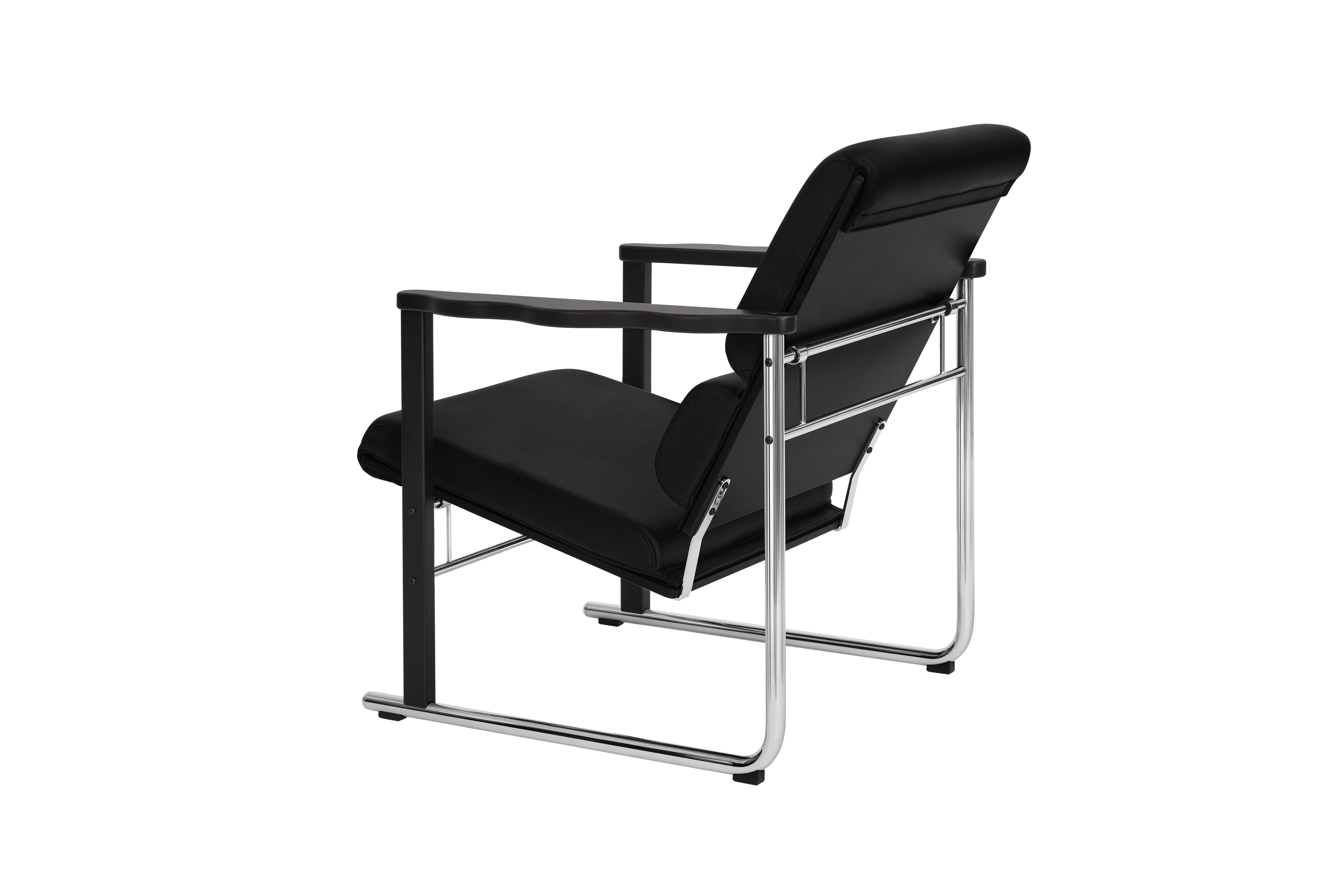 Experiment Lounge Chair, 502 / Black / Black Leather (UK), Art. no. 31555 (image 4)