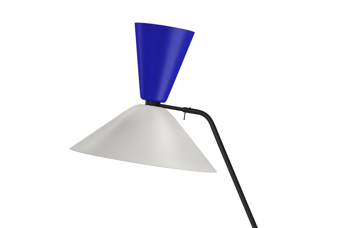 Alphabeta Grey Floor / Lamp, Blue — Hem