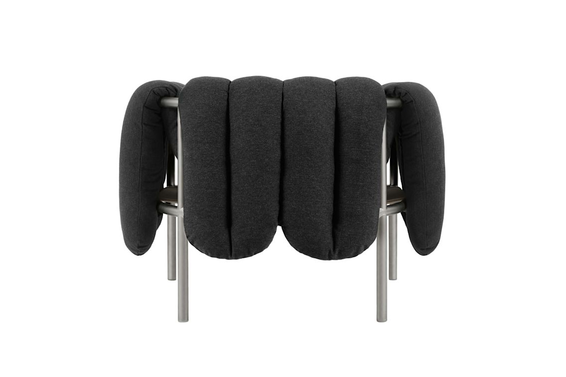 Puffy Lounge Chair, Anthracite / Stainless, Art. no. 20192 (image 4)